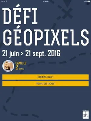 Géopixels android App screenshot 2